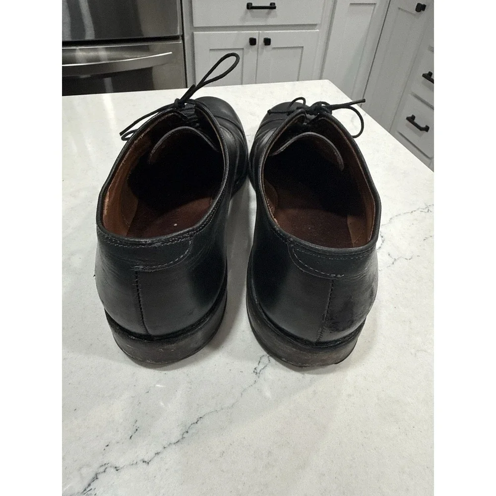 Allen Edmonds Men's Port Washington Bench Welt Black Lace Shoes Size 9